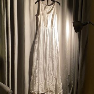 LC Lauren Conrad White Maxi Dress Size S